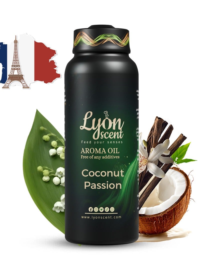 Lyon Scent Aroma Oil, 100% Pure Oil, Perfume for Air Freshener, Diffuser Aroma, Fragrance Oil, Air Freshener Oil refill, Essential Scented Oil, Luxurious Scent (Coconut Passion) - Image 1